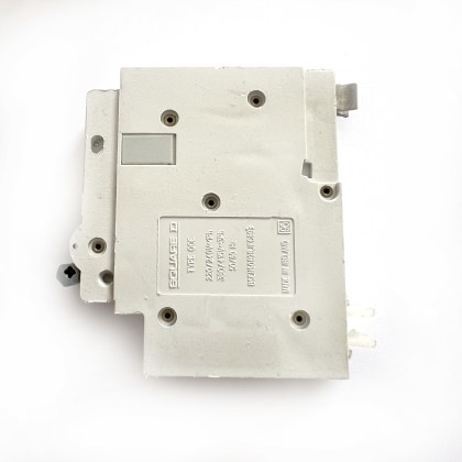 Square D QOE Yellow Band 6000 C40 40A 40 Amp MCB Circuit Breaker Type C